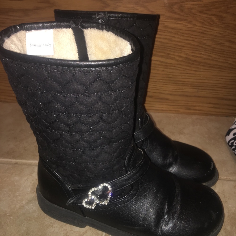 Dream Paris Girls quilted boots size 3